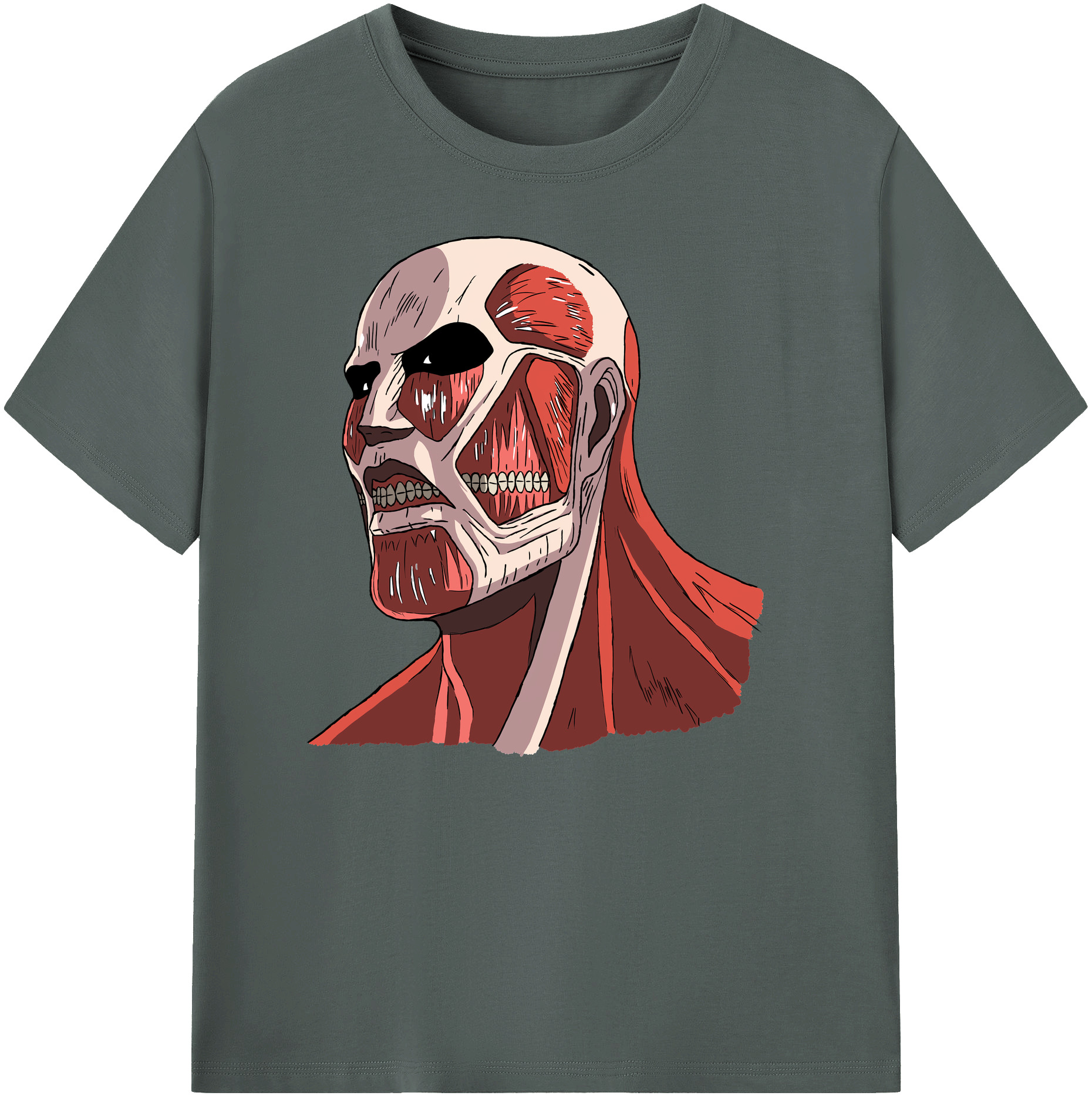（画像用） 進撃の巨人 Attack on Titan 綿100％ メンズ半袖Tシャツ｜肌触りやわらか＆通気性